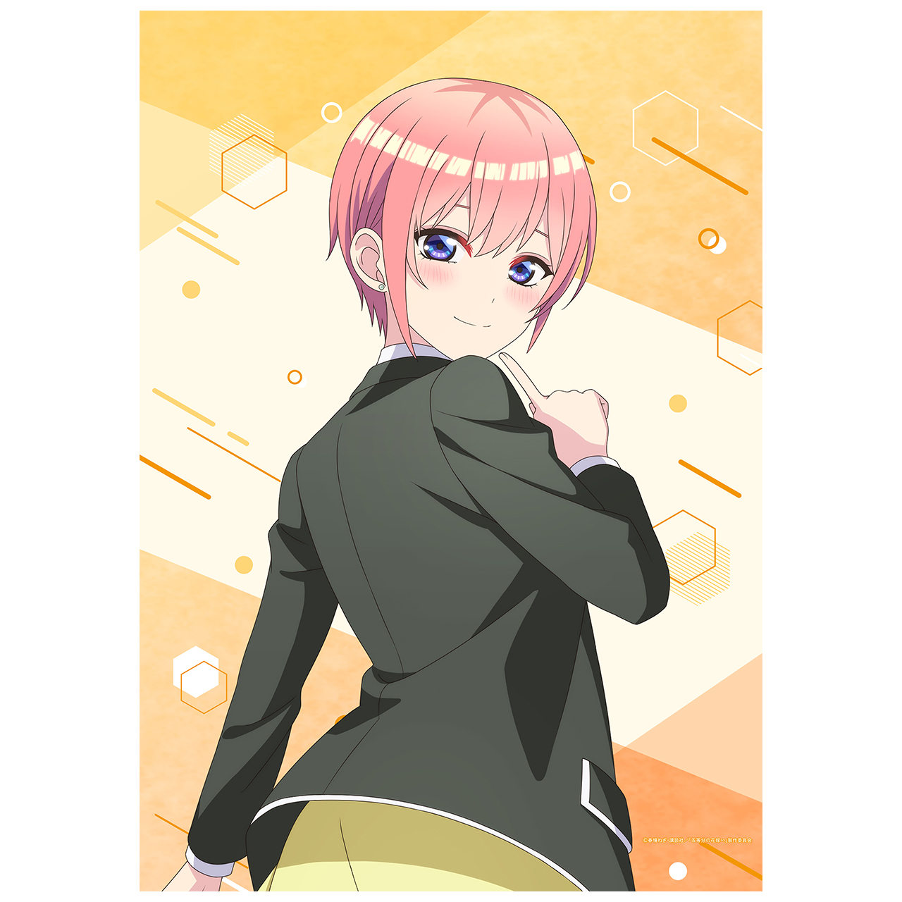 五等分の花嫁∽_【描き下ろし】B2タペストリー 一花(階段見返りVer.)