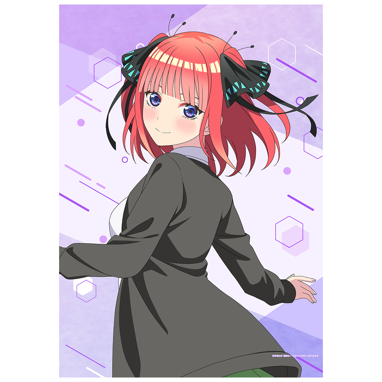 五等分の花嫁∽_【描き下ろし】B2タペストリー 二乃(階段見返りVer 