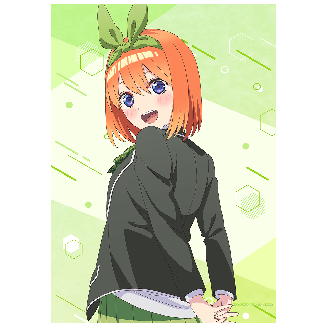五等分の花嫁∽_【描き下ろし】B2タペストリー 四葉(階段見返り