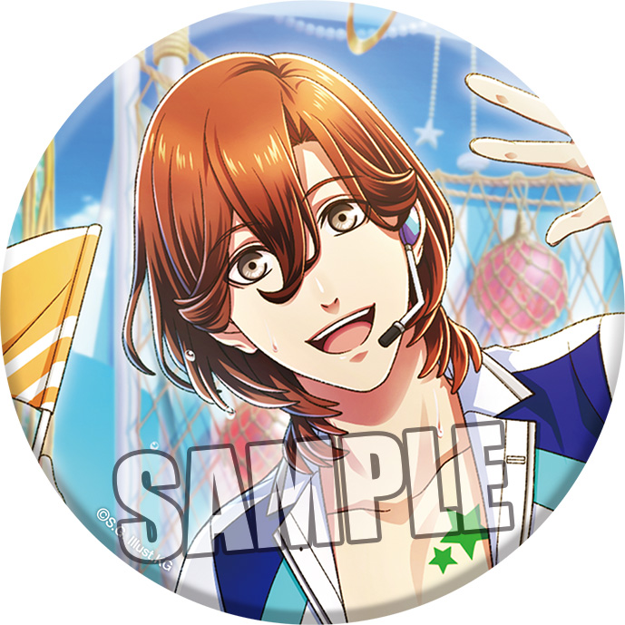 うたの☆プリンスさまっ♪Shining Live_缶バッジ はじけて☆Summer Reflection アナザーショットVer. 寿嶺二