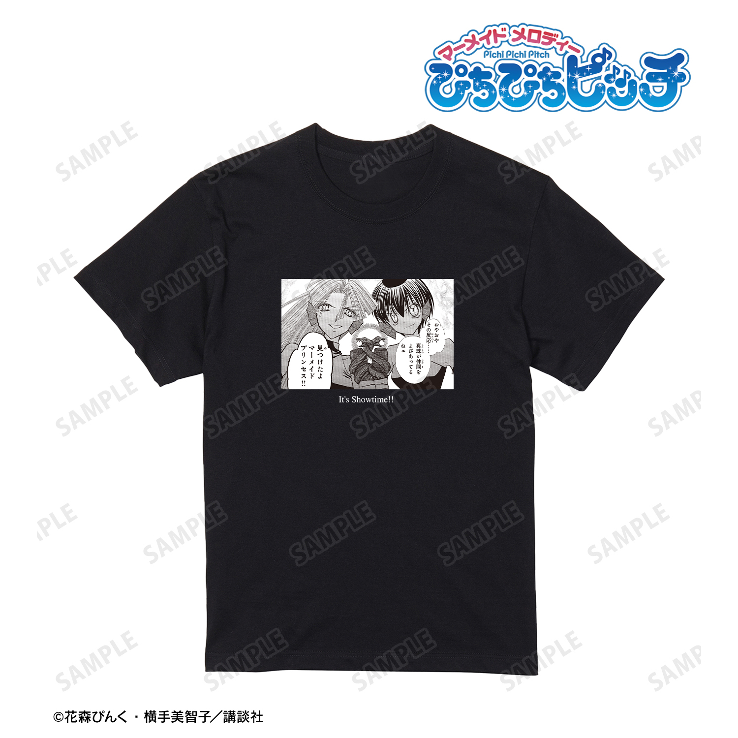 ぴちぴちピッチ_(サイズ/XXL)_ブラックビューティーシスターズ 原作コマ Tシャツレディース