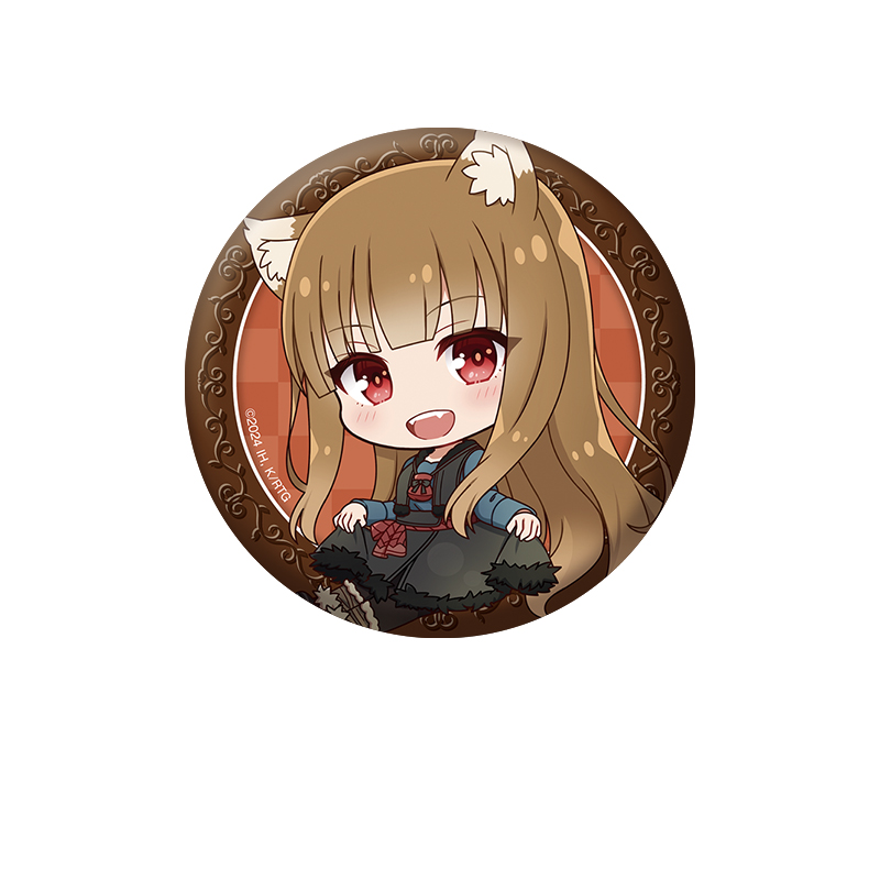 狼と香辛料 MERCHANT MEETS THE WISE WOLF_ぺたん娘缶バッジ