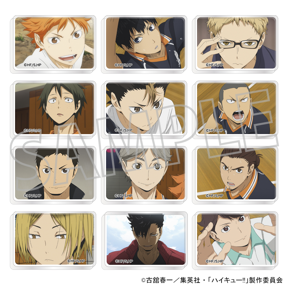 ハイキュー 缶バッジセット アクリルブロック ハイキュー!! トレーディンググリッター缶バッジ JF2025ver.(pcs) | は