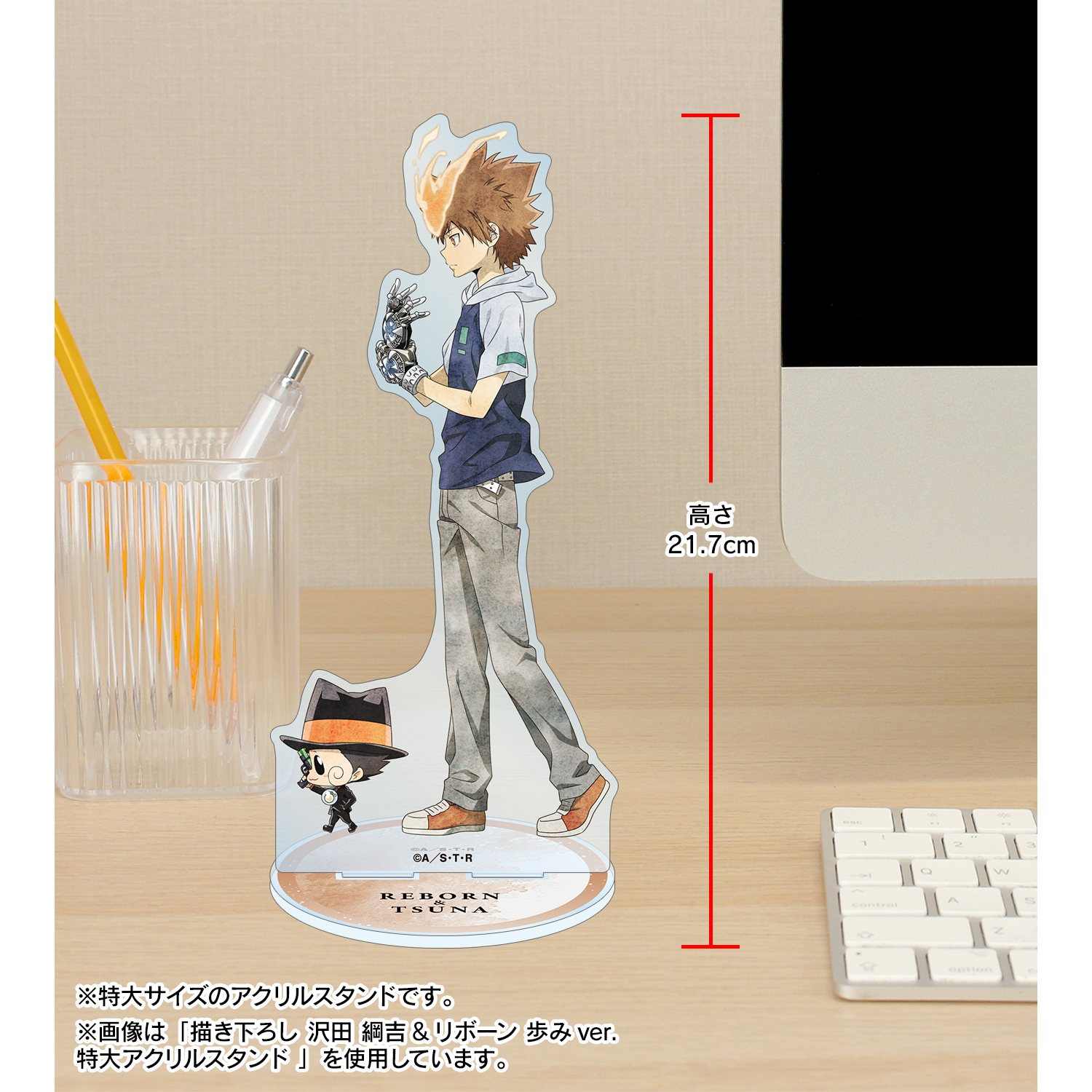REBORN モコモコウィンター　アクリルスタンド　XANXUS スクアーロ 家庭教師ヒットマンREBORN!_特大アクリルスタンド モコモコ