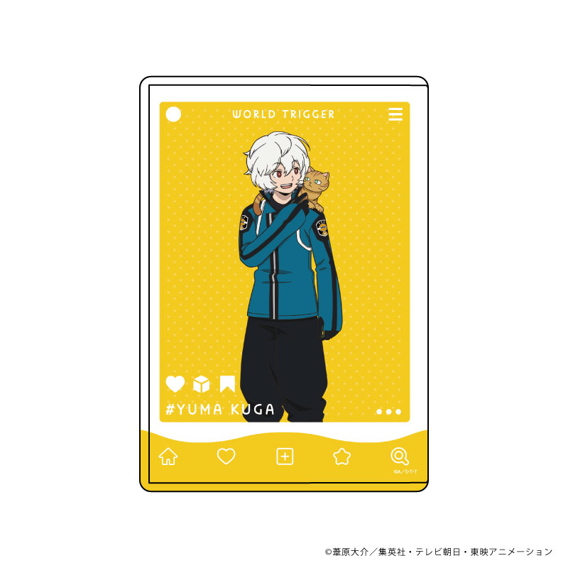 ワールドトリガー_キャラクリアケース23/空閑遊真 猫ver.第3弾(描き下ろしイラスト)