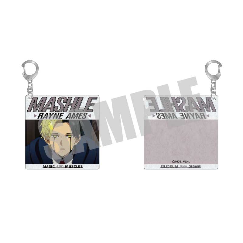 マッシュル MASHLE 2連 アクリルキーホルダー flower レイン マッシュル MASHLE 2連 アクリルキーホルダー flower フィン