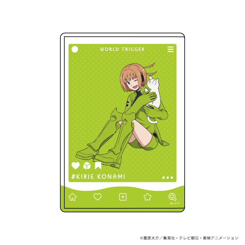 ワールドトリガー_キャラクリアケース24/小南桐絵 猫ver.第3弾(描き