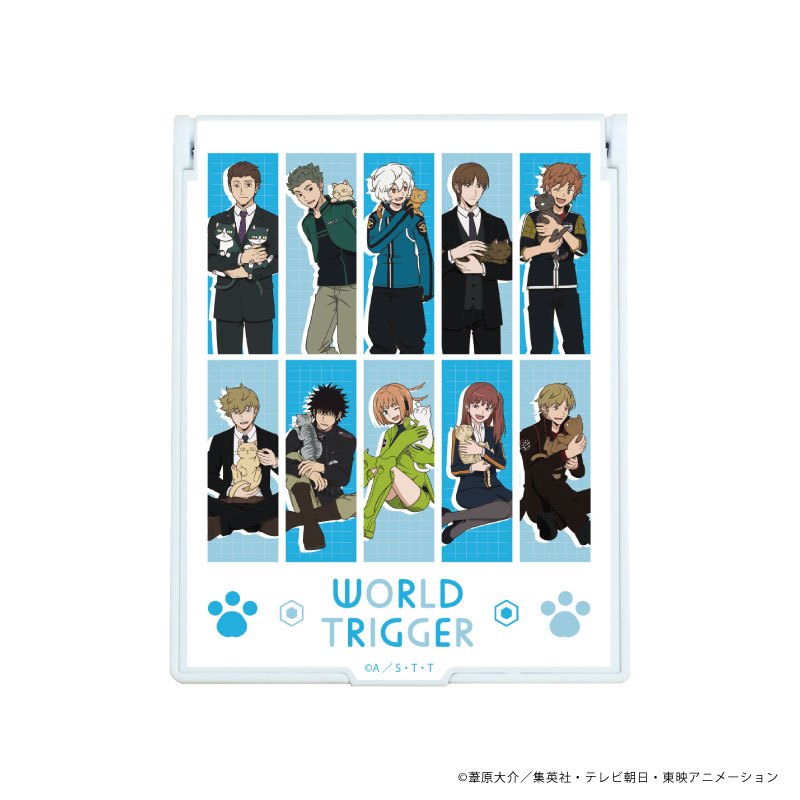 ワールドトリガー_デカキャラミラー12/コマ割りデザイン 猫ver.第3弾(描き下ろしイラスト)