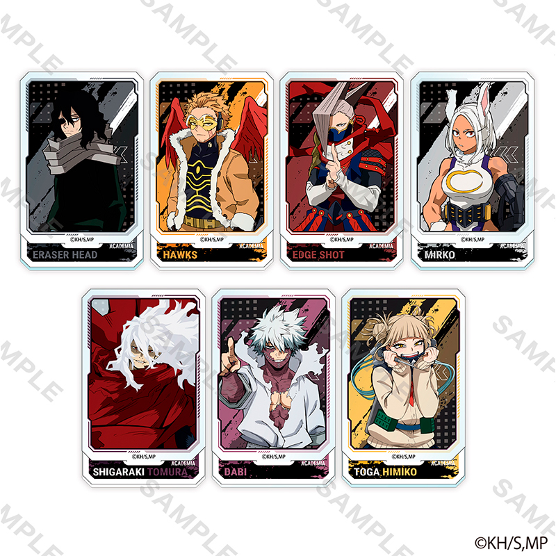 僕のヒーローアカデミア_トレーディングアクリルカードスタンド 7期新ビジュアル　【BOX】