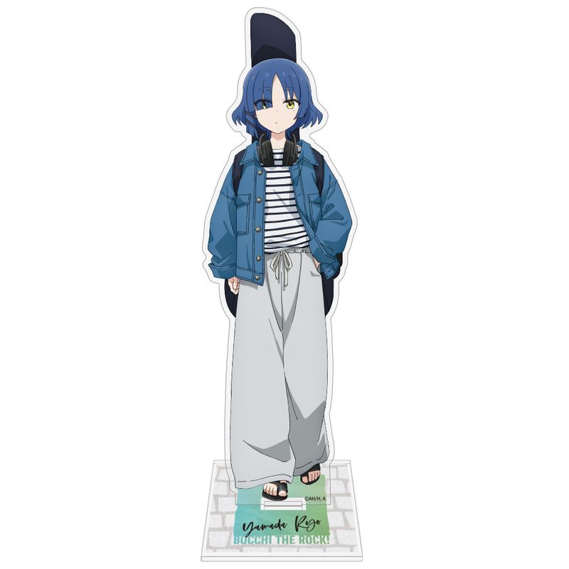 ぼっち・ざ・ろっく！ 山田リョウ バイトル ぼざろ 当選品 アクリルスタンド ぼっち・ざ・ろっく!_描き下ろし 山田リョウ アクリルスタンド(大