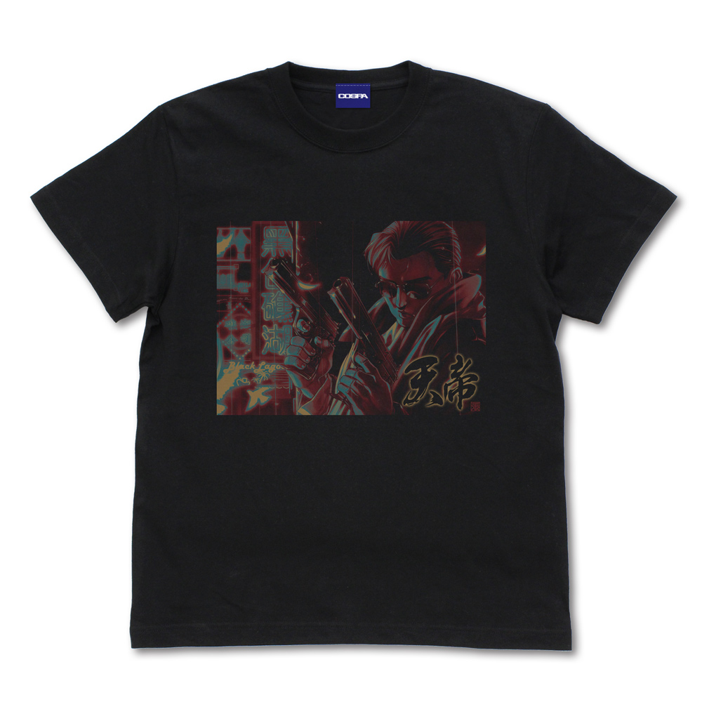 BLACK LAGOON_XLサイズ_張 Tシャツ/BLACK