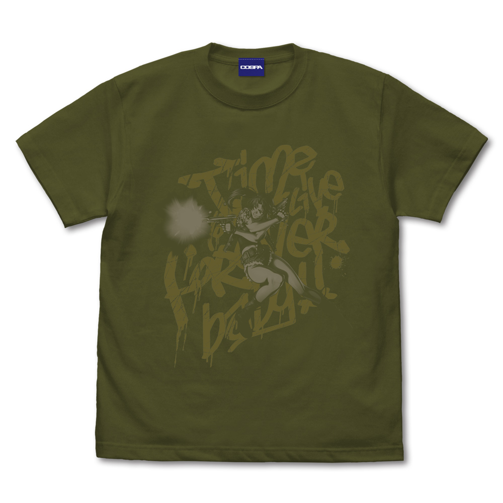 BLACK LAGOON_Sサイズ_Shooting レヴィ Tシャツ/MOSS
