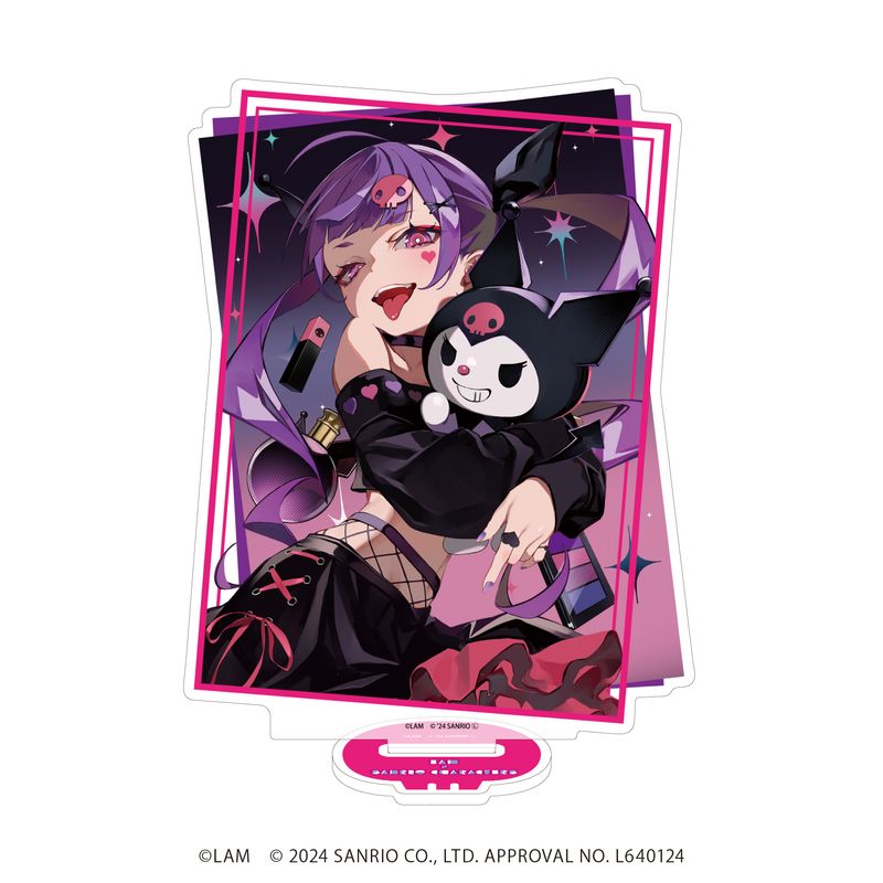 LAM×サンリオキャラクターズ_アクリルスタンド05/クロミ(等身イラスト