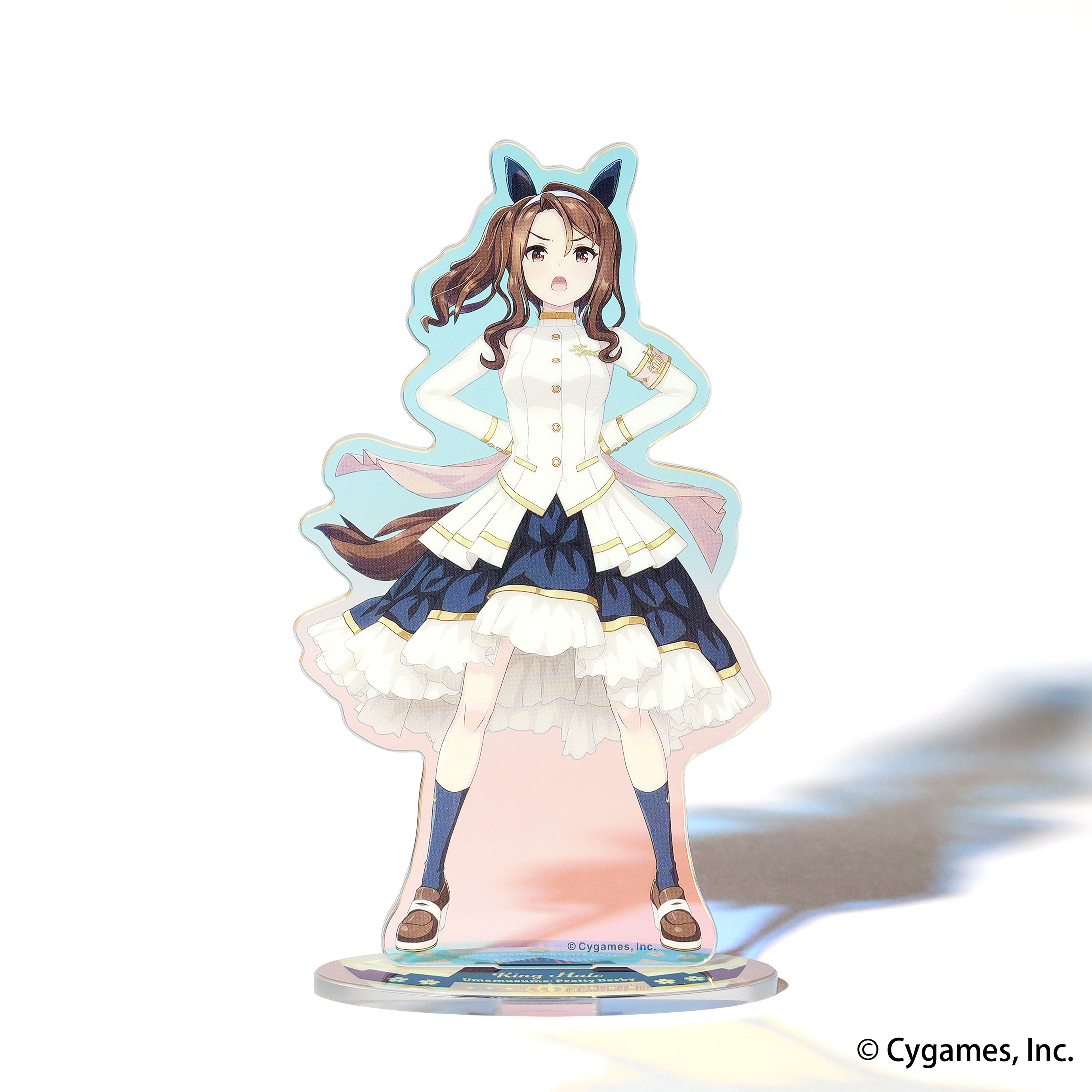 ウマ娘 プリティーダービー_オーロラアクリルスタンド／［白く気高き激励の装］キングヘイロー　vol.3	