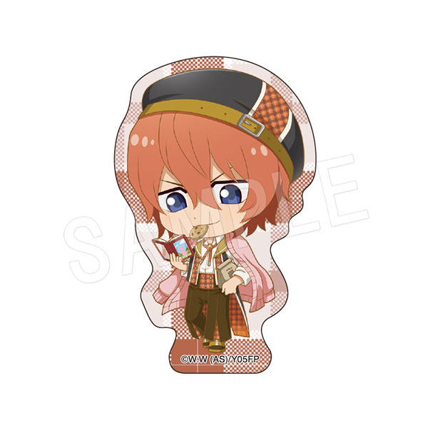 弱虫ペダル LIMIT BREAK ダイカットステッカー チェックスタイル ミニキャラver. 新開隼人