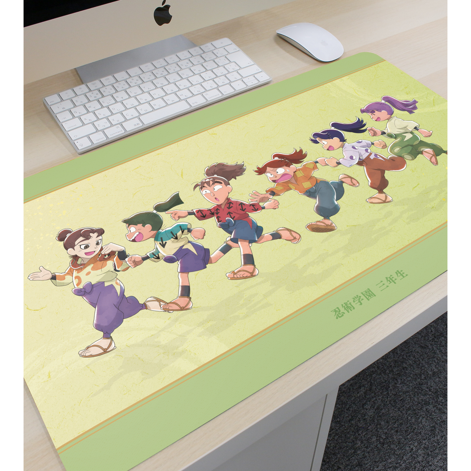 忍たま 忍たま乱太郎 マルチデスクマット 土井先生 忍たま乱太郎きり丸