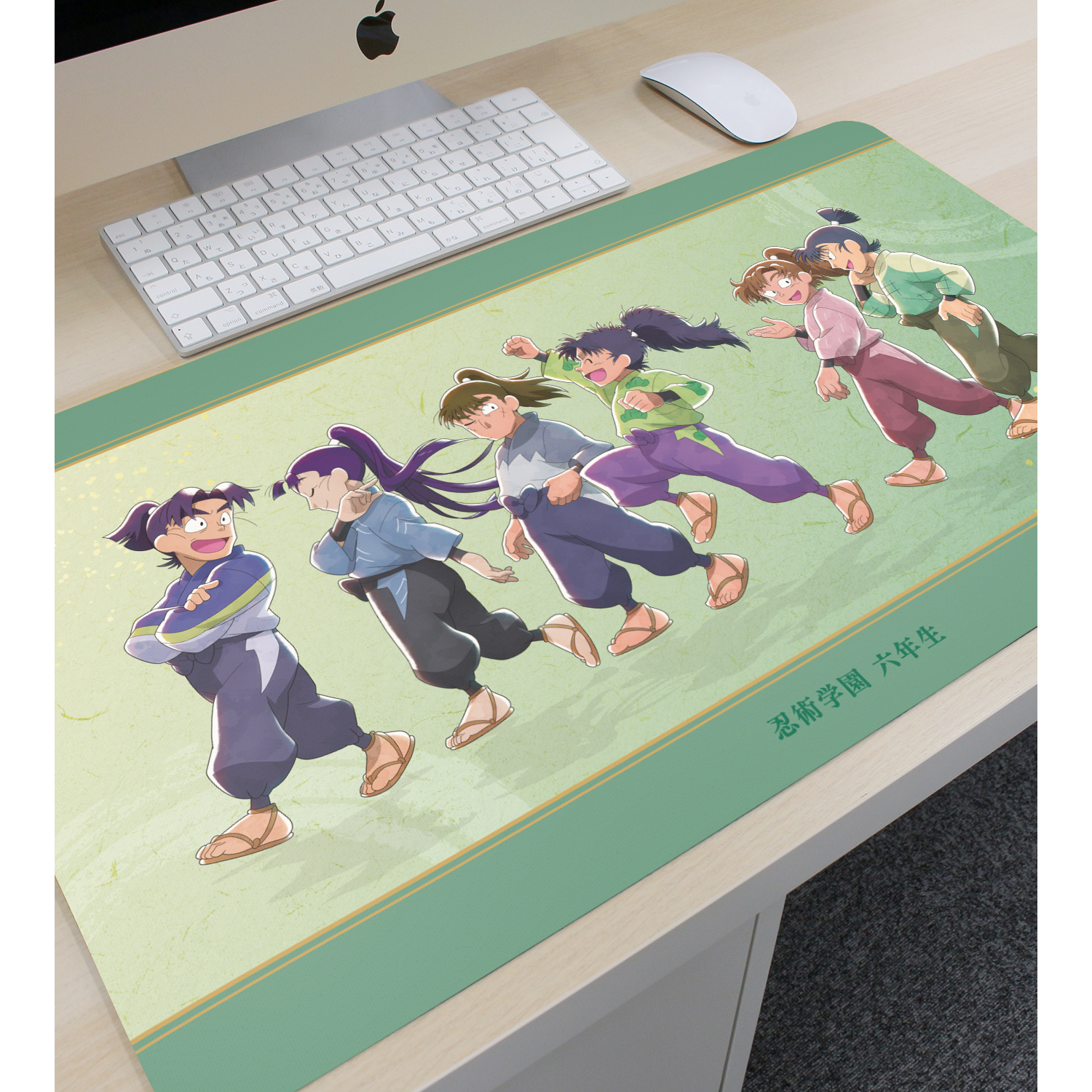 忍たま乱太郎_描き下ろし 六年生集合 みんなで歩むの段ver. マルチ