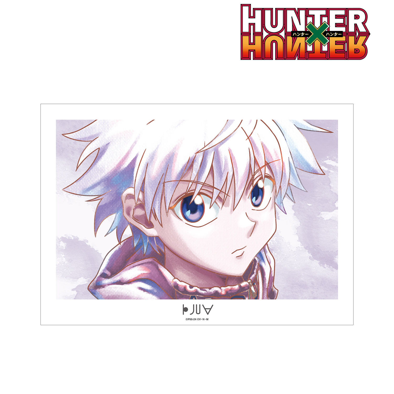 HUNTER×HUNTER_キルア Ani-Art aqua label A3マット加工ポスター 