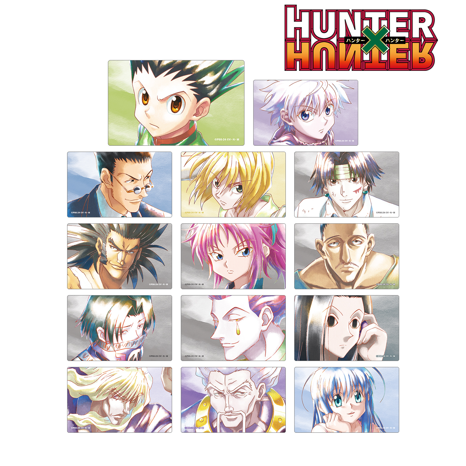 HUNTER×HUNTER_トレーディング Ani-Art aqua label カードステッカー(単位/BOX)【コンプリートBOX】