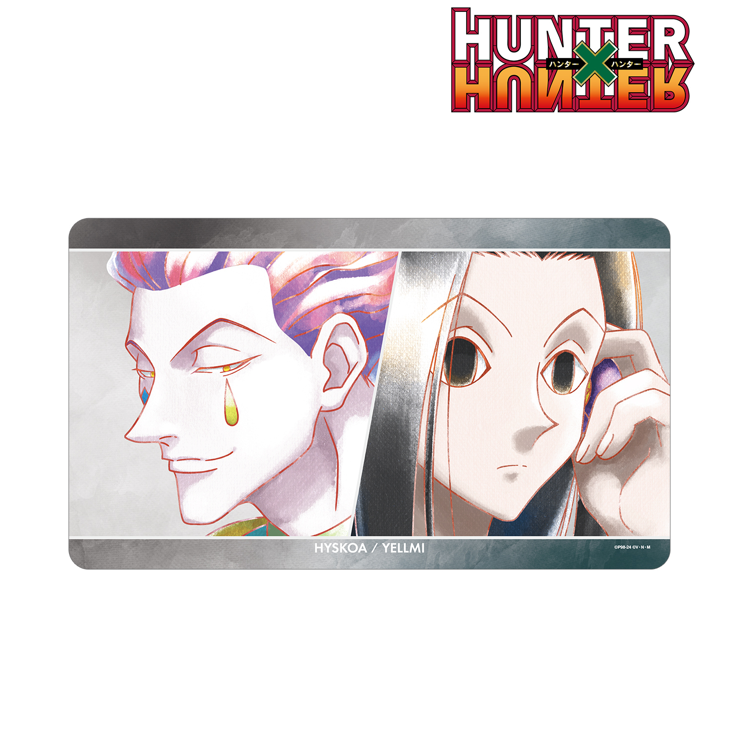 HUNTER×HUNTER_ヒソカ&イルミ Ani-Art aqua label マルチデスクマット