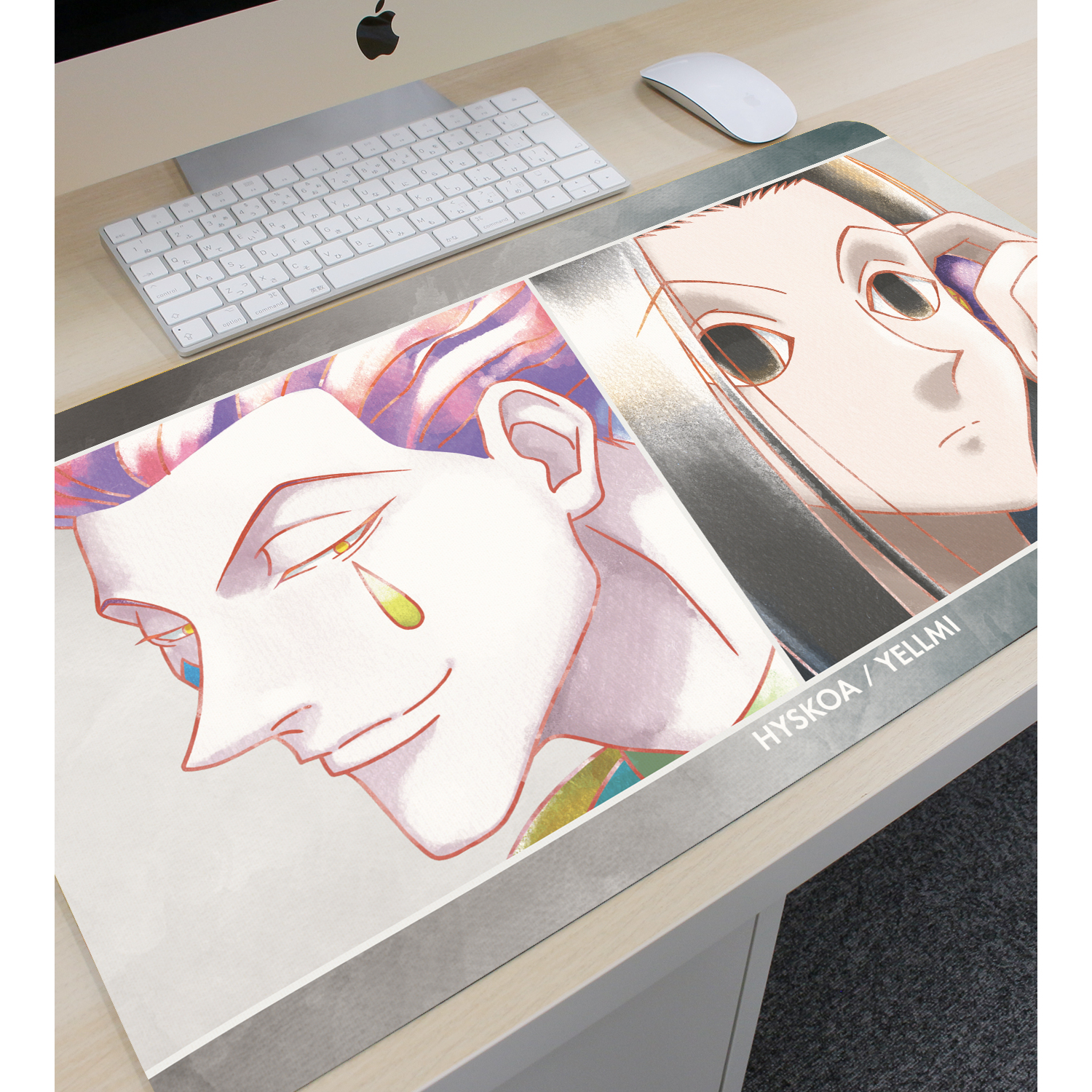HUNTER×HUNTER_ヒソカ&イルミ Ani-Art aqua label マルチデスク
