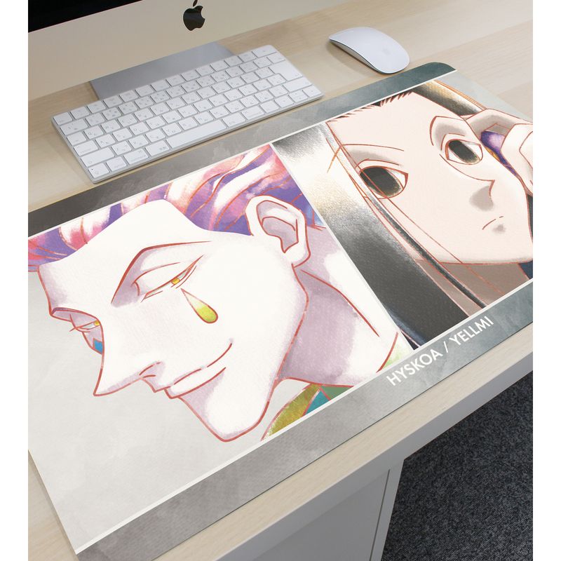 HUNTERXHUNTER　デスクマット HUNTER×HUNTER_ヒソカ&イルミ Ani-Art aqua label マルチデスクマット