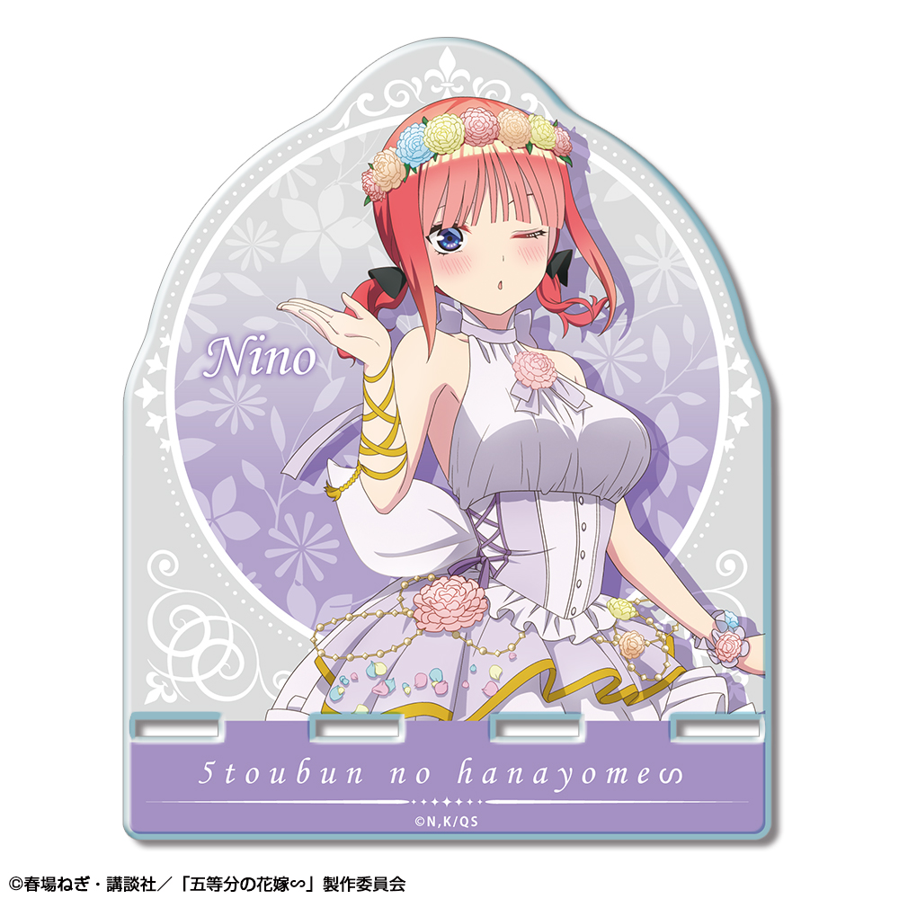 五等分の花嫁∽_アクリルスマホスタンド デザイン02(中野二乃/花の妖精ver.)【描き下ろし】