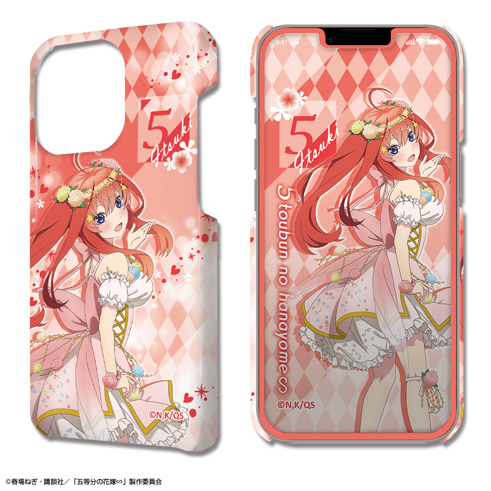五等分の花嫁∽_iPhone 13 Pro_デザジャケット ケース＆保護シート デザイン05(中野五月/花の妖精ver.)【描き下ろし】
