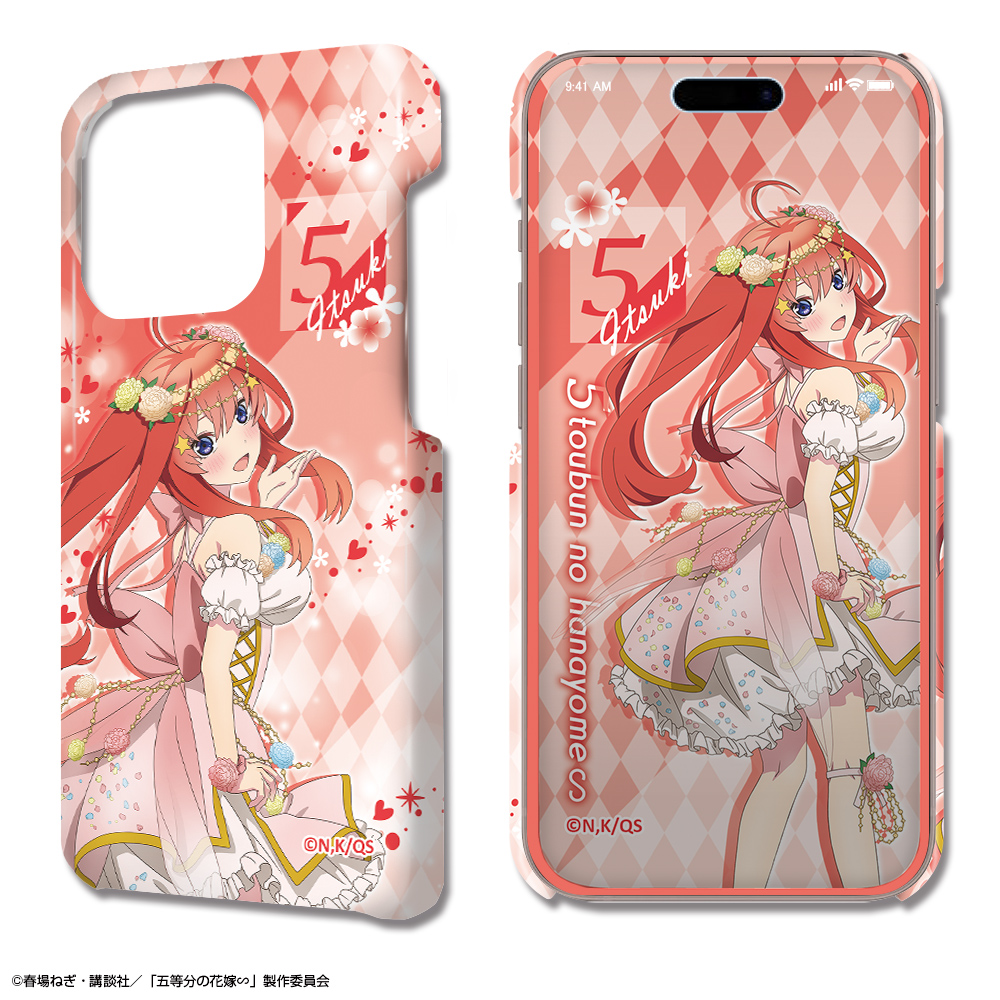 五等分の花嫁∽_iPhone 14 Pro_デザジャケット ケース＆保護シート デザイン05(中野五月/花の妖精ver.)【描き下ろし】