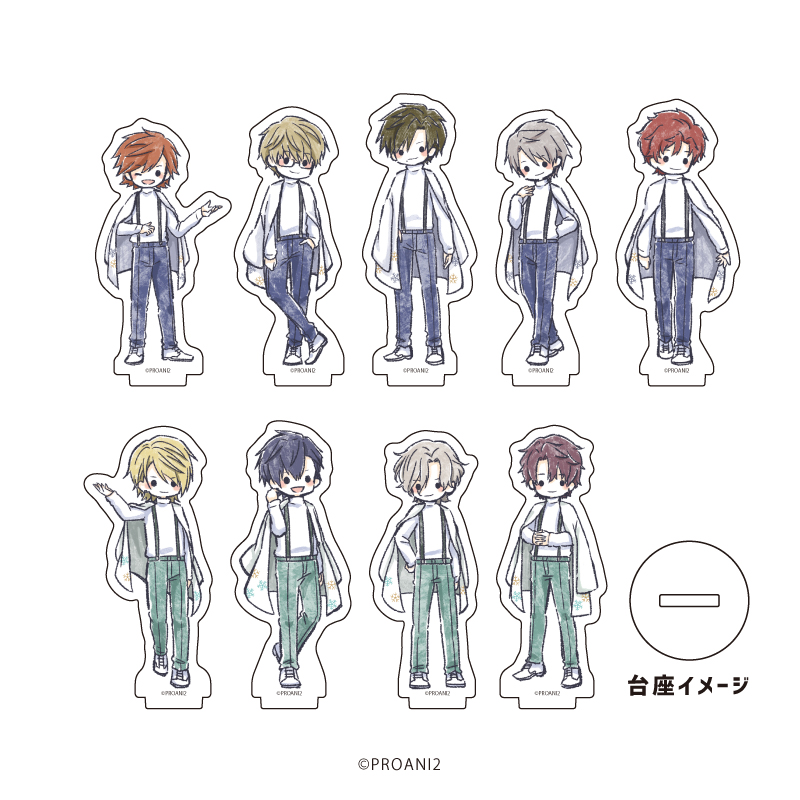 TSUKIPRO THE ANIMATION 2_アクリルぷちスタンド03/冬ver.BOX(全9種)(グラフアートイラスト)【コンプリートBOX】