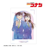 名探偵コナン_工藤新一&毛利蘭 Ani-Art 第8弾 A3マット加工ポスター
