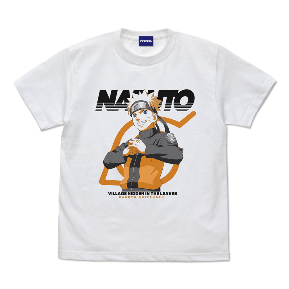 NARUTO-ナルト- 疾風伝_Mサイズ_うずまきナルト ビジュアル Tシャツ 