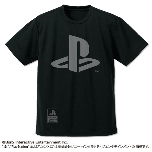 PlayStation（プレイステーション）_XLサイズ_PLAYER ドライTシャツ PlayStation/BLACK-