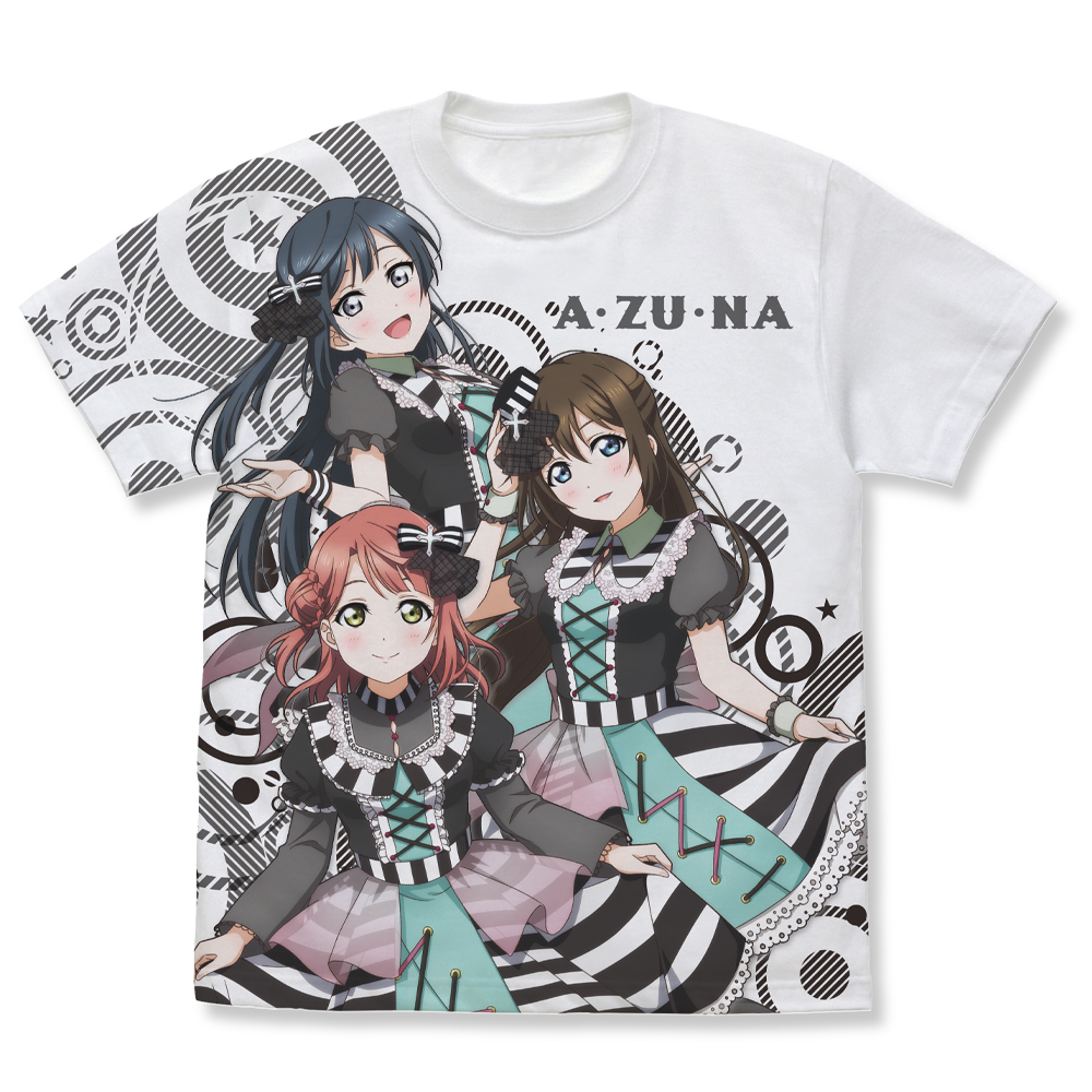 ラブライブ！虹ヶ咲学園スクールアイドル同好会_Mサイズ_A・ZU・NA フルグラフィックTシャツ/WHITE-