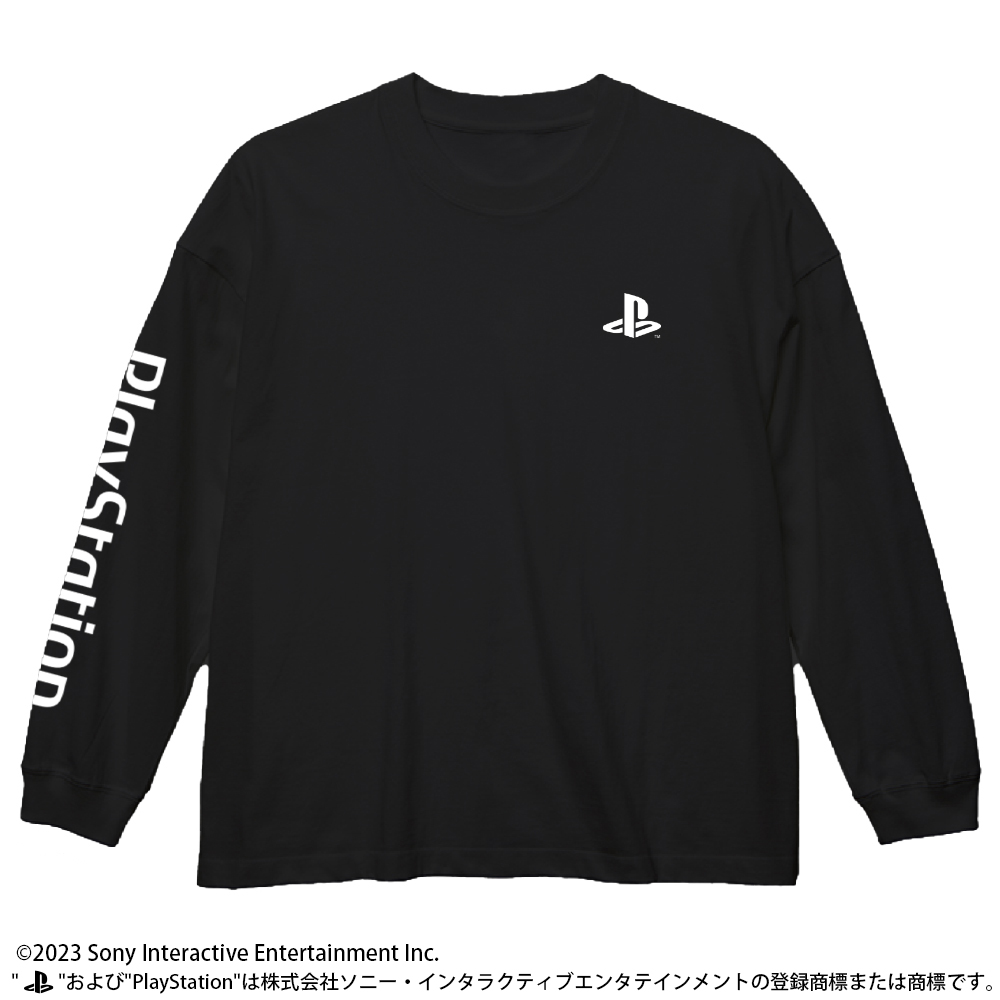 PlayStation（プレイステーション）_XLサイズ_ビッグシルエットロングスリーブTシャツ for PlayStation/BLACK-