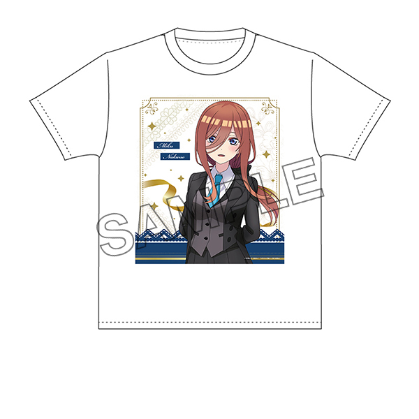 五等分の花嫁∽_描き下ろしTシャツ 中野三玖