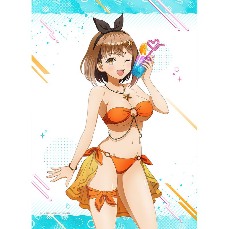 超希少品 同人　ライザのアトリエ ライザ スリーブ ライザのアトリエ_描き下ろしB2タペストリーWスエード | ライザの