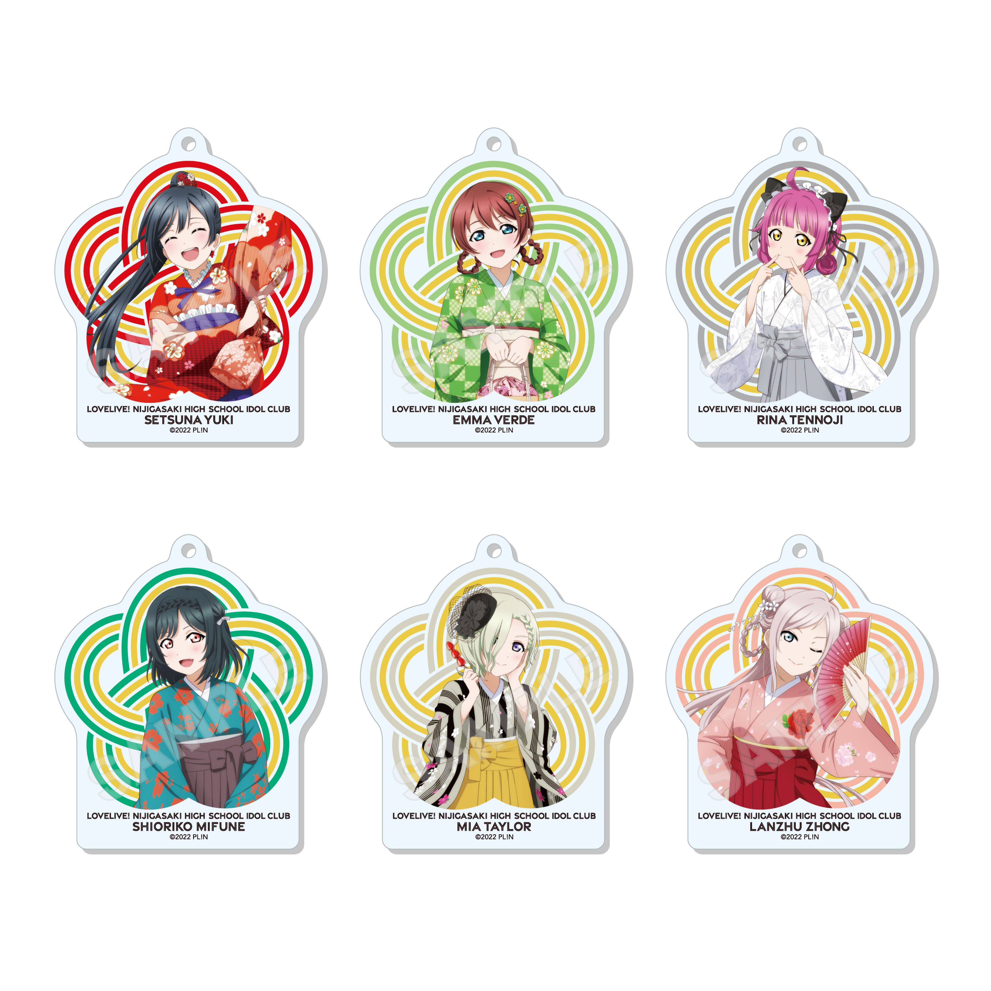 ラブライブ！虹ヶ咲学園スクールアイドル同好会 アクリルキーホルダー 全8種 LL_TRackey_nijigazaki_annai_12