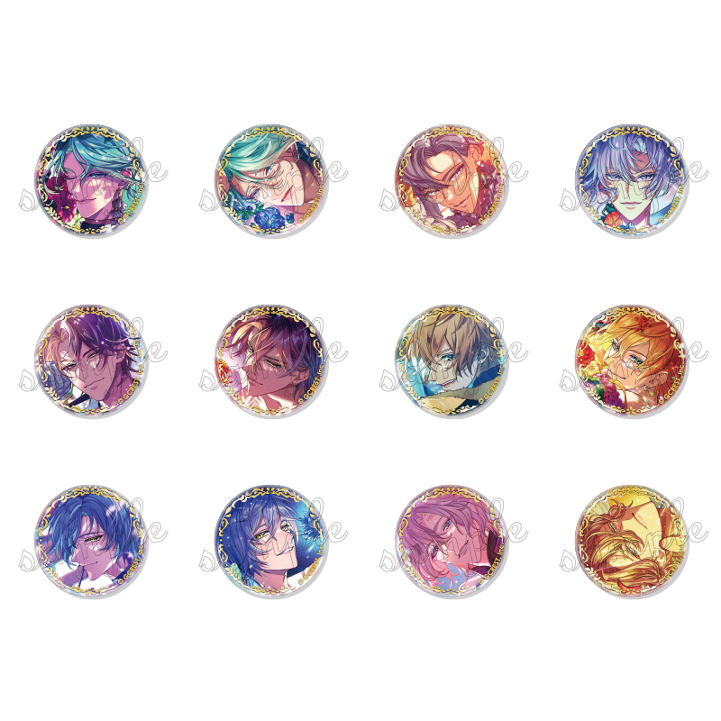 夢職人と忘れじの黒い妖精_トレーディング箔押し缶バッジ Vol.16