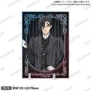 Black Butler -Boarding School Arc-_Acrylic Plate Stand Sebastian Michaelis