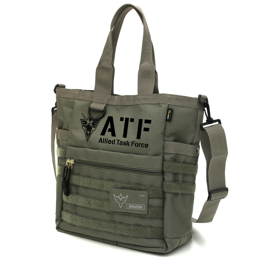 勇気爆発バーンブレイバーン_多国籍任務部隊(ATF) ファンクショナルトートバッグ/RANGER GREEN