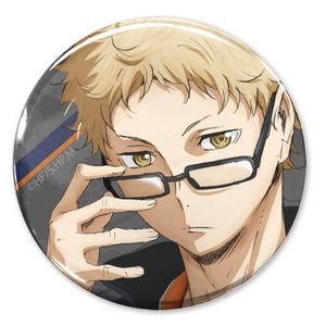 Haikyuu!! Tsukishima Kei Can Badge Ver.1.0