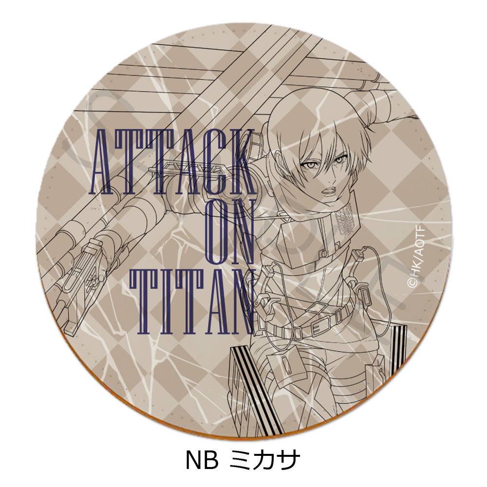 進撃の巨人 The Final Season_第10弾レザーコースター NB ミカサ