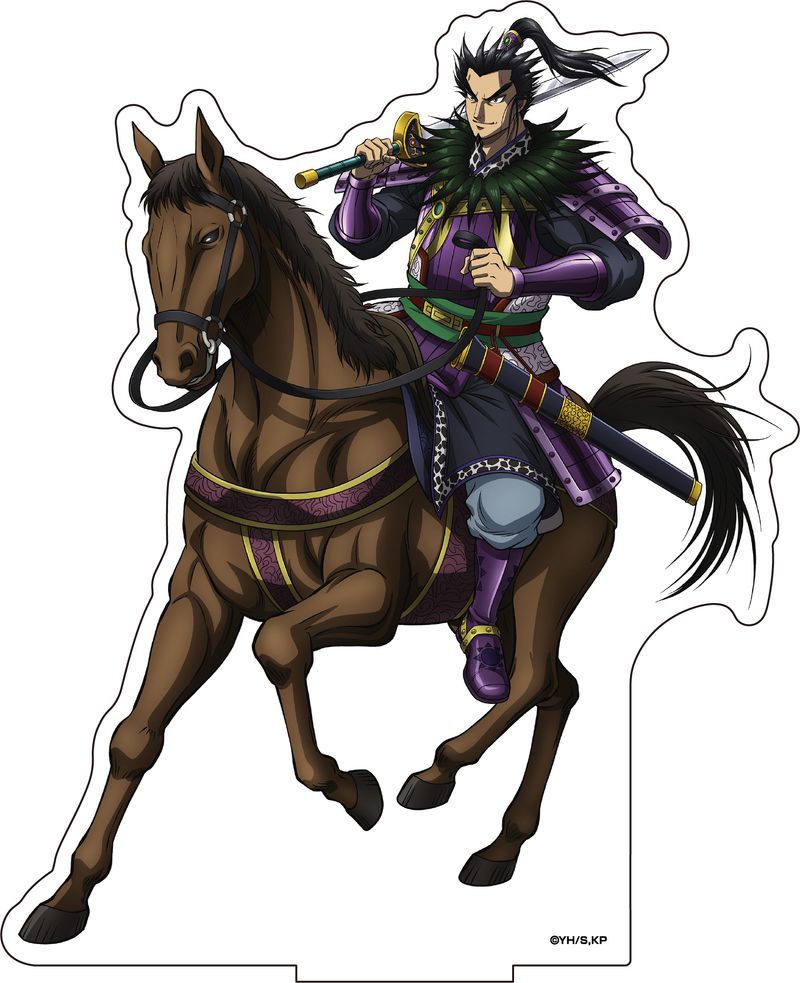 ハーモニーキングダム　馬 キングダム_描き下ろしBIGアクリルスタンド【騎馬戦ver.】②桓騎