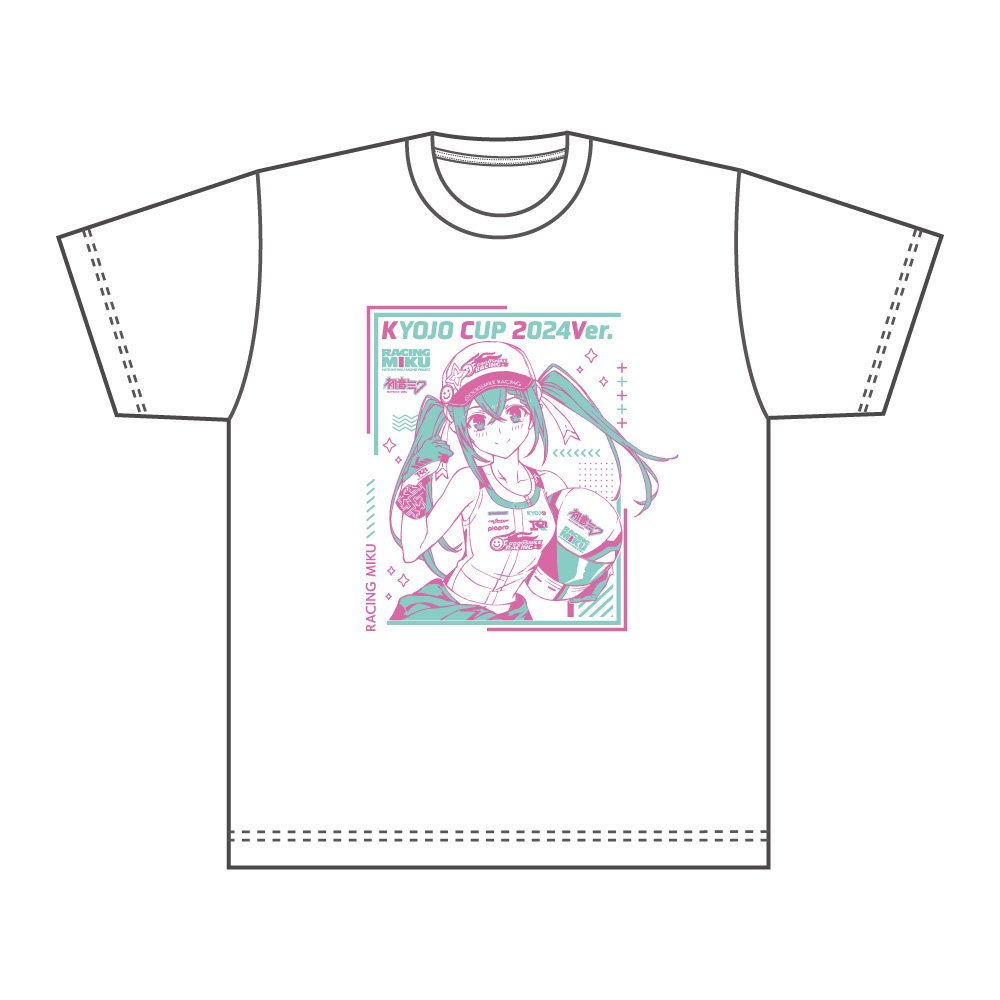 初音ミク GTプロジェクト_(Mサイズ)_レーシングミク KYOJO CUP 2024Ver. Tシャツ