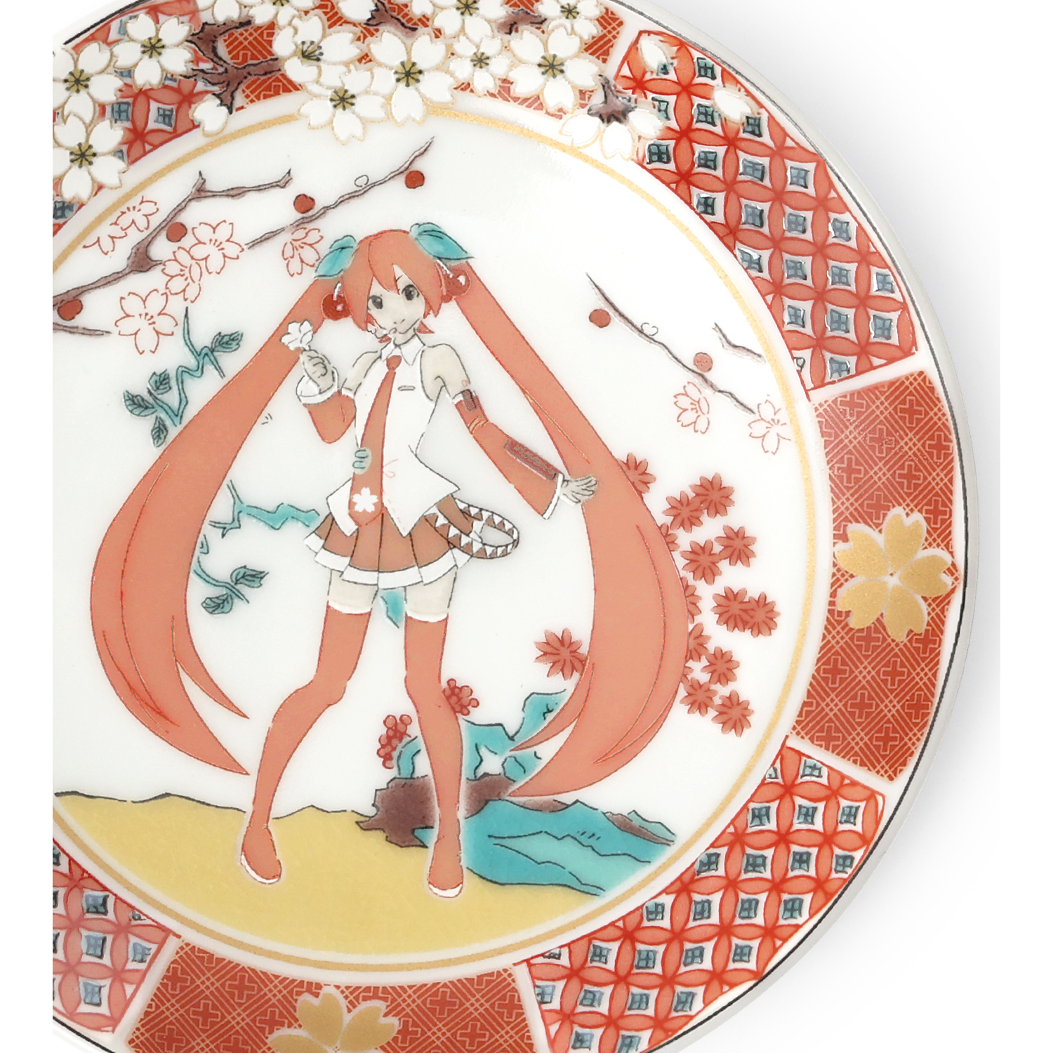 初音ミク_初音ミク＆桜ミク 九谷焼 豆皿2点セット | 公式グッズ