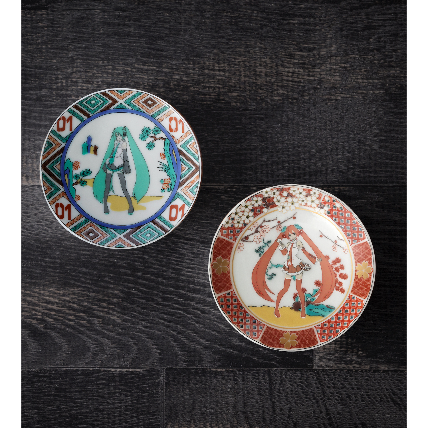 バイオハザード　九谷焼豆皿　洋館 ゾンビ２枚セット バイオハザード 九谷焼豆皿 洋館 ゾンビ2枚セット バイオ