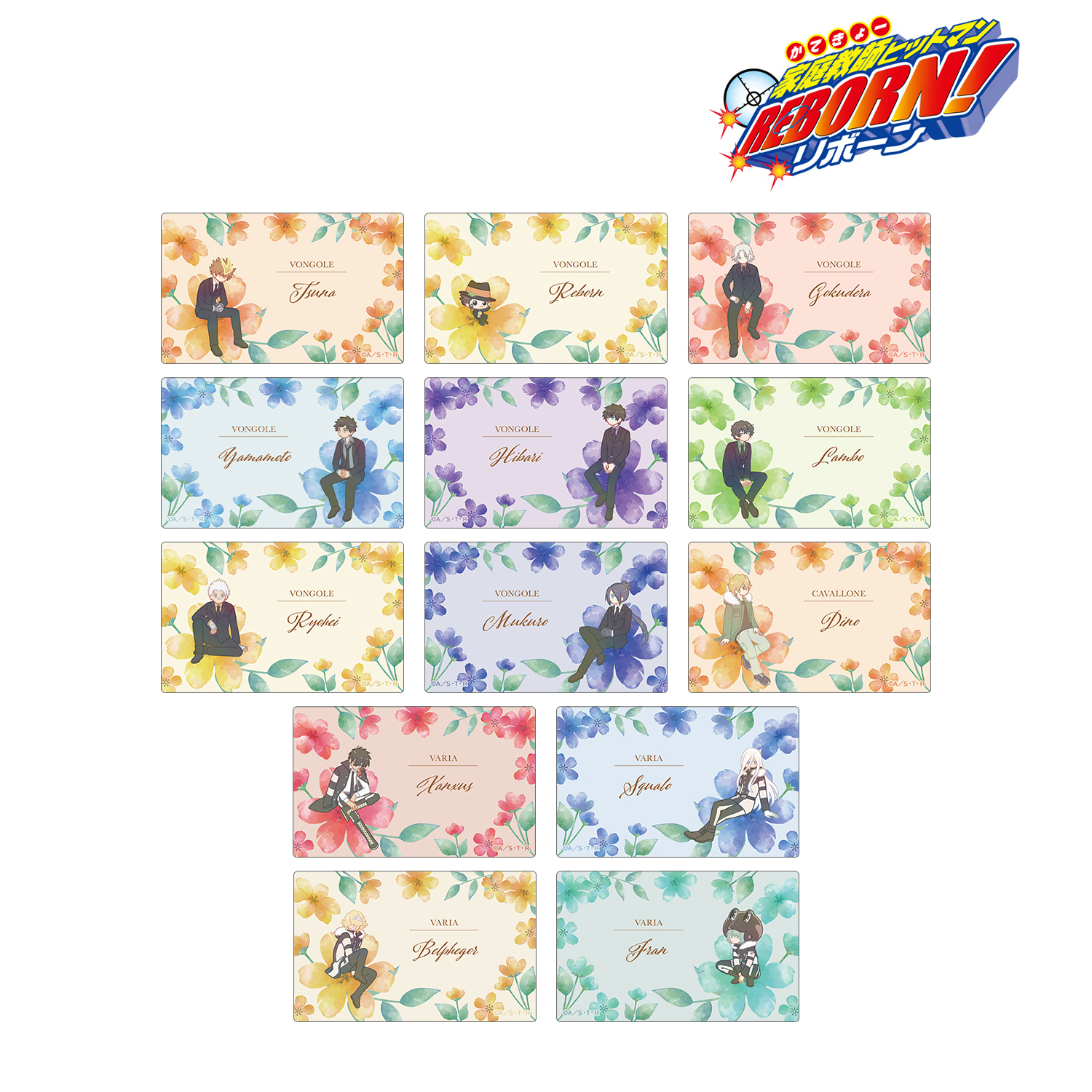 家庭教師ヒットマンREBORN! リボーン トレーディング Botania カードステッカー(単位/BOX)【コンプリートBOX】