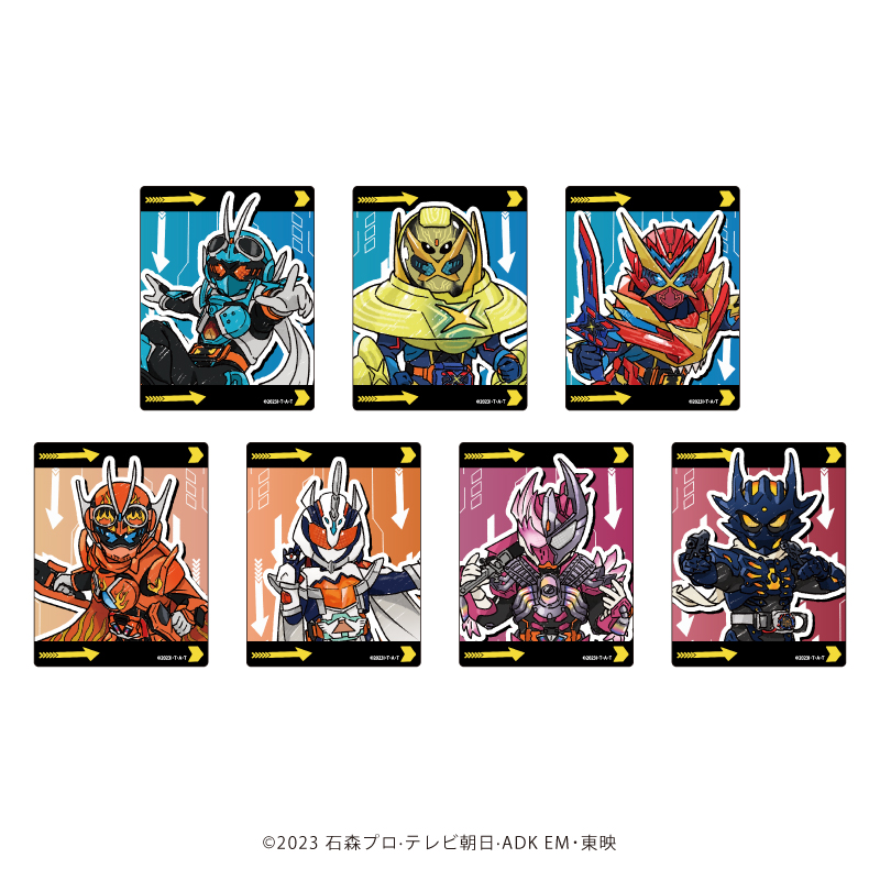 仮面ライダーガッチャード_アクリルカード01/BOX(全7種)(グラフアートイラスト)【コンプリートBOX】