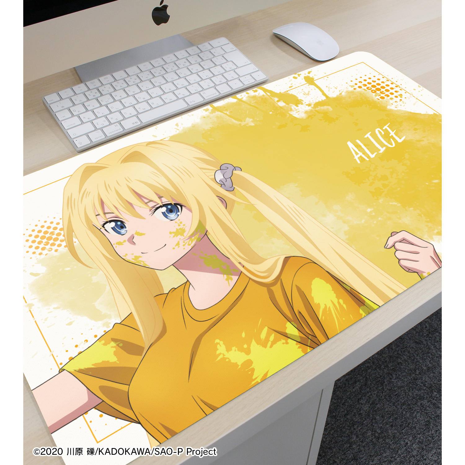 ソードアート・オンライン　プログレッシブ　ラバーマット　デスクマット ソードアート・オンライン プログレッシブ ラバーマット デスク